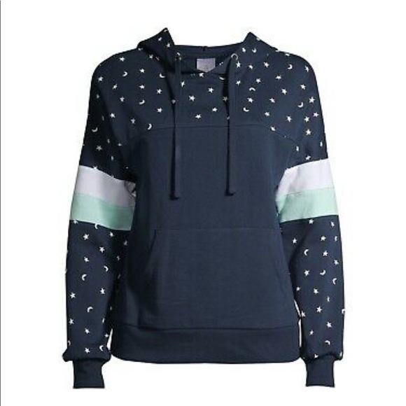 No Boundaries Tops - No Boundaries Size Small Blue Star Hoodie